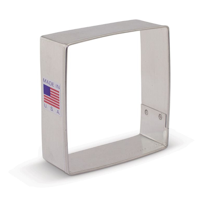 Square 2 1/2" Metal Cookie Cutter