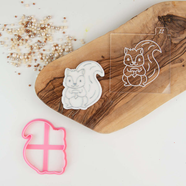 Squirrel Woodland Cookie Cutter and Embosser