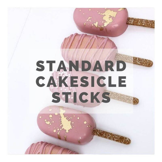 Standard Cakesicle Acrylic Lollipop Sticks- Pack of 6 or 12