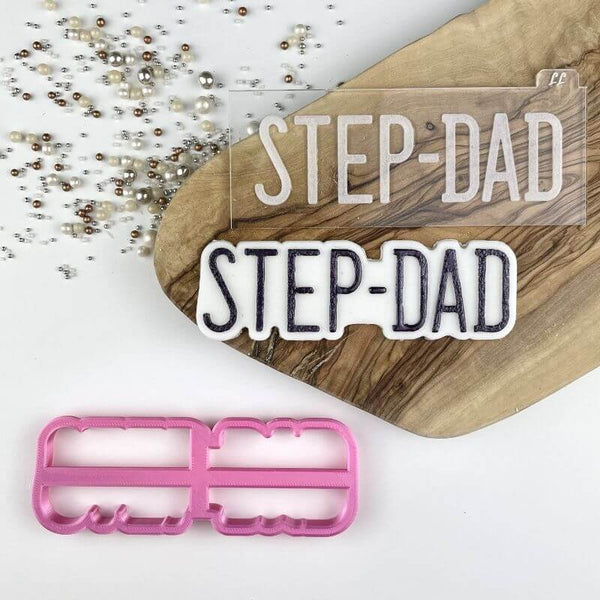 Step-Dad Father's Day Cookie Cutter and Embosser