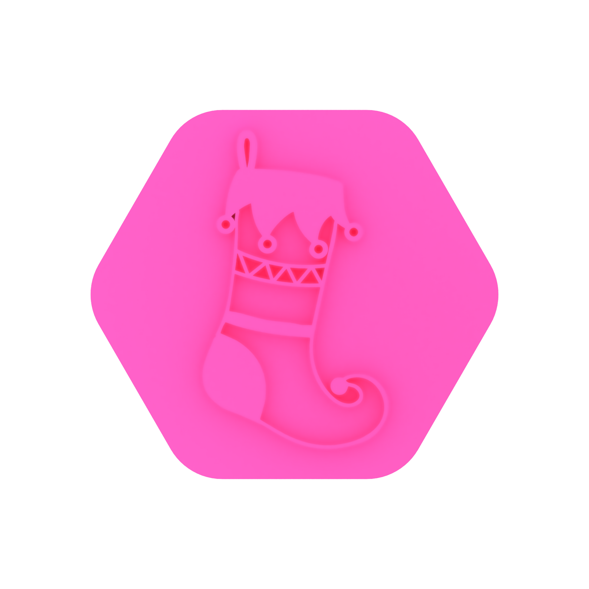 Christmas Stocking Cookie Stamp