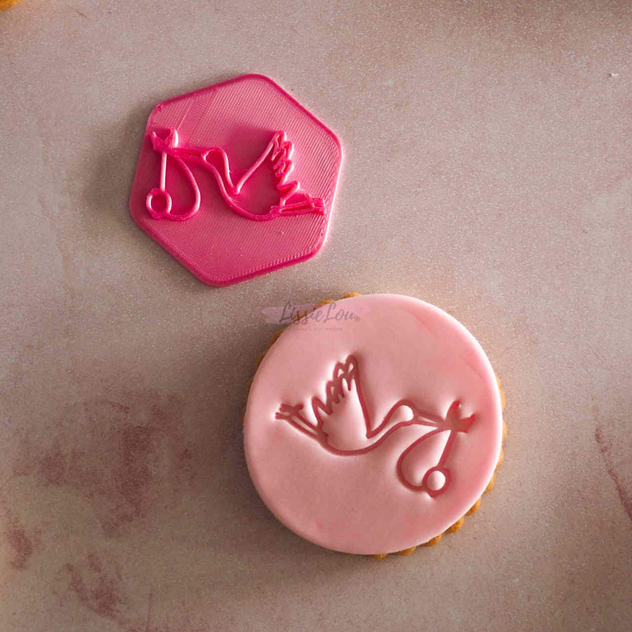 Stork Cookie Stamp