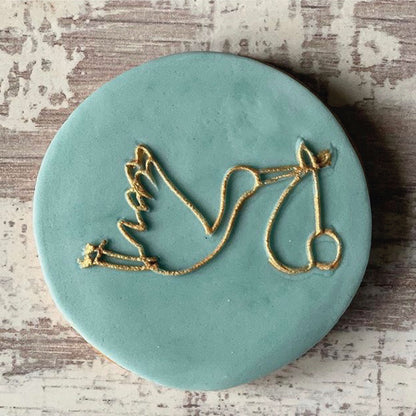 Stork Cookie Embosser