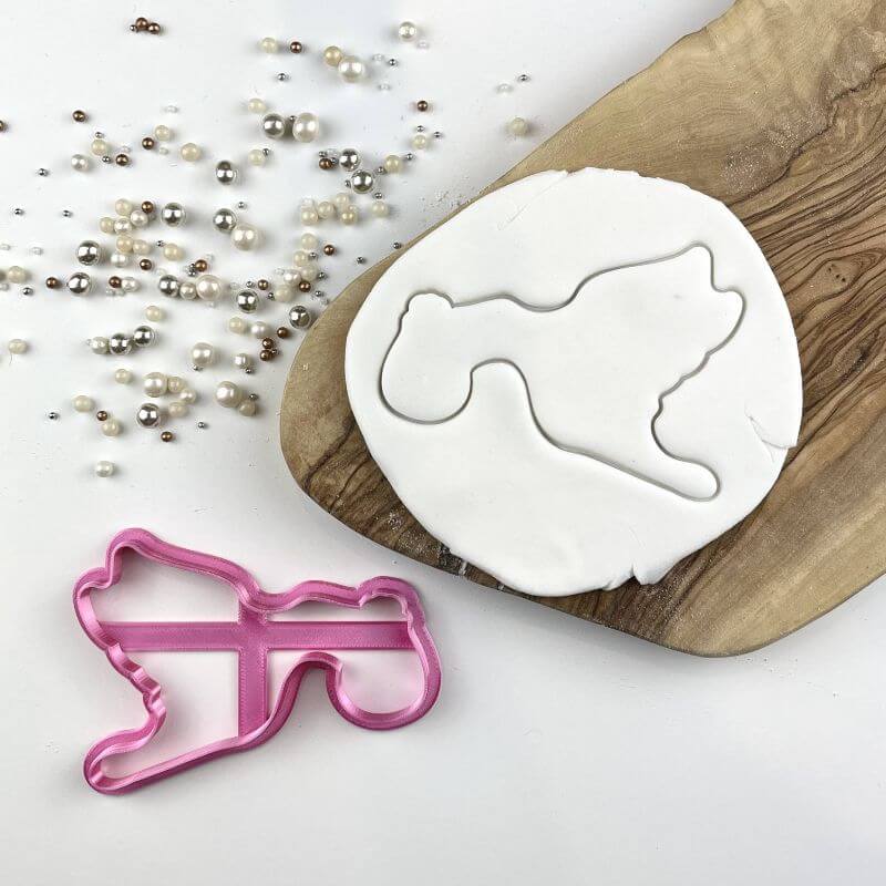 Stork with Heart Cookie Cutter