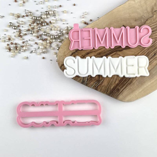 Summer Cookie Cutter and Stamp
