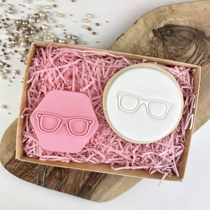 Sunglasses Summer Cookie Stamp