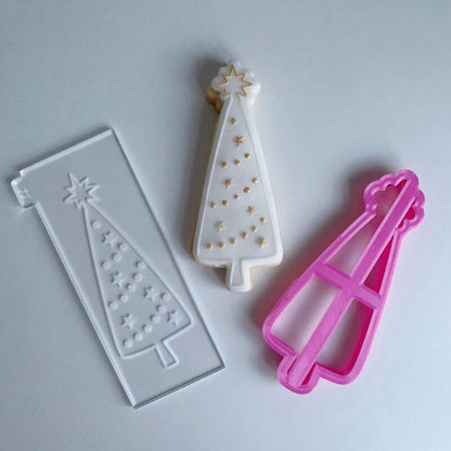 Christmas Tree Cookie Cutter and Embosser