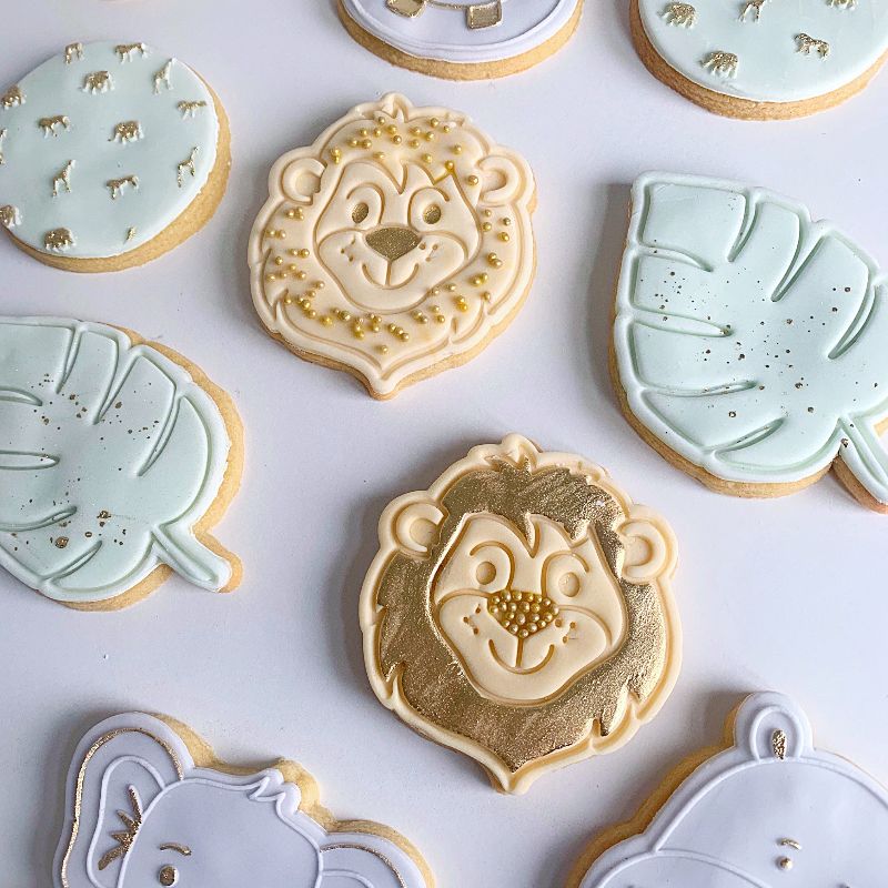 Lion Jungle Cookie Cutter and Stamp