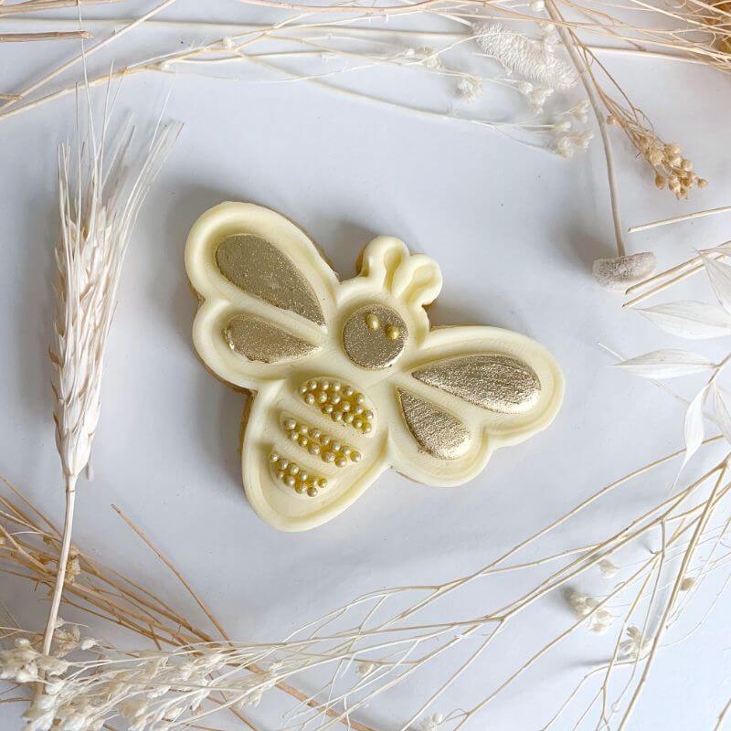 Bee Baby Shower Cookie Cutter and Stamp