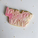 Love You Mummy in Child Font Mother's Day Cookie Cutter and Stamp
