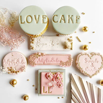 Floral Rectangle Cookie Cutter and Embosser