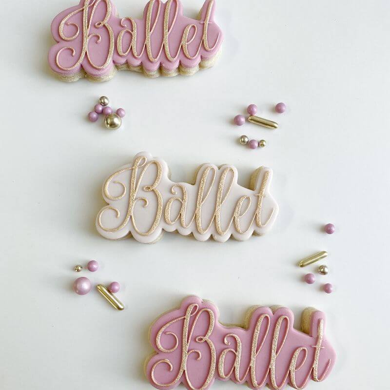 Ballet Cookie Cutter and Embosser