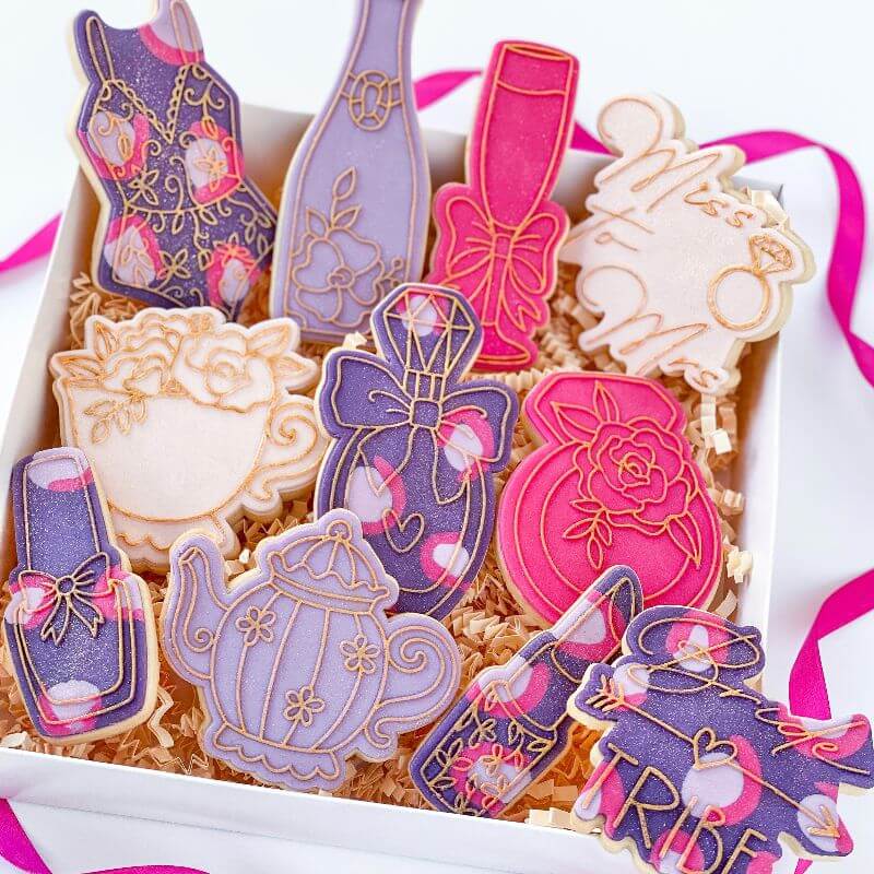 Nail Varnish Hen Party Cookie Cutter and Embosser