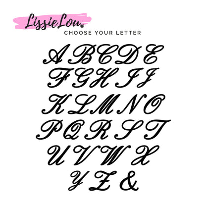 Wedding Initial Letter X Style Acrylic Cake Topper