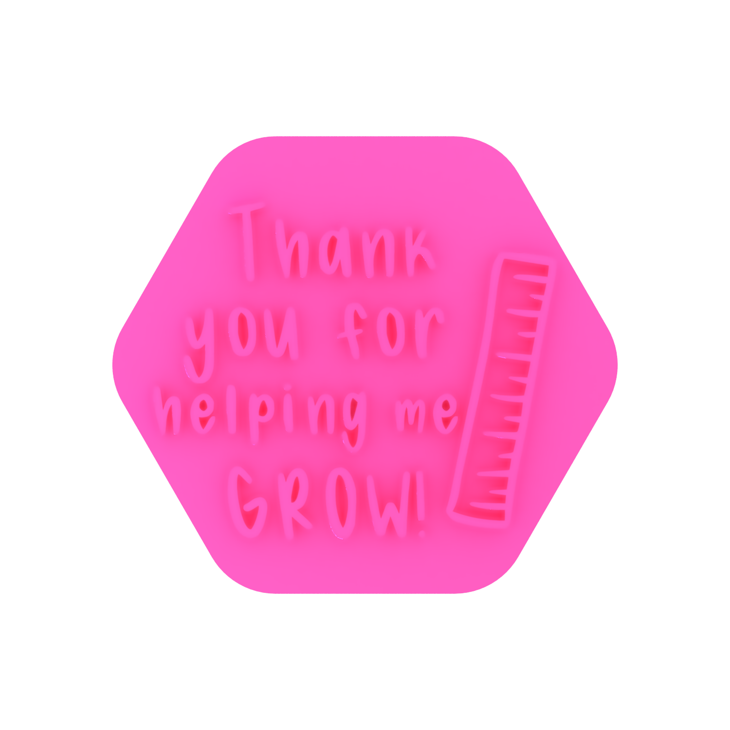 Thank You For Helping Me Grow Cookie Stamp
