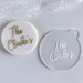 'The Clarke’s’ Custom Surname Wedding Cookie Embosser