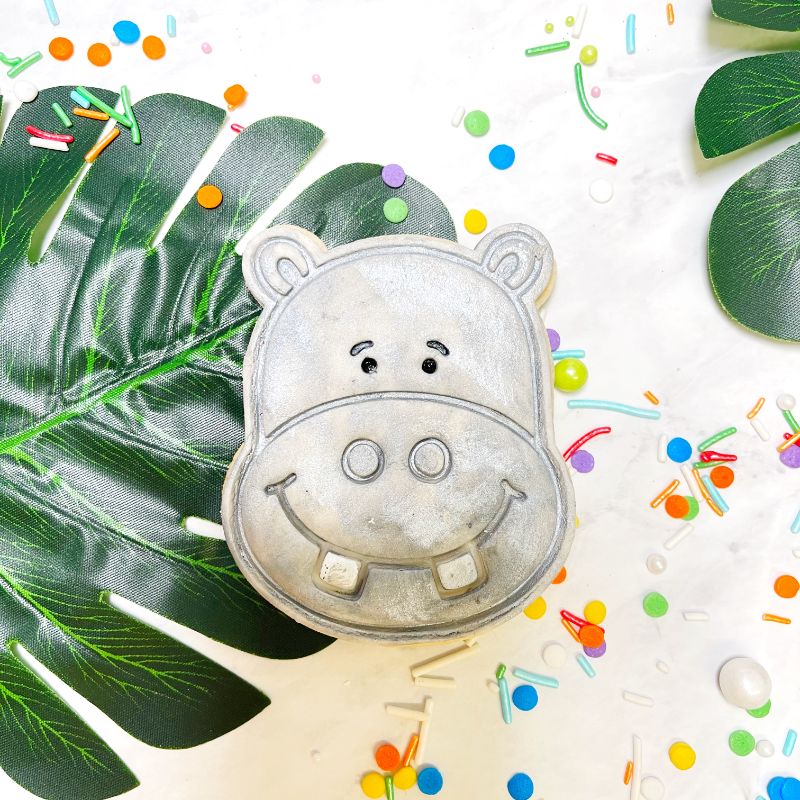 Hippo Jungle Cookie Cutter and Stamp