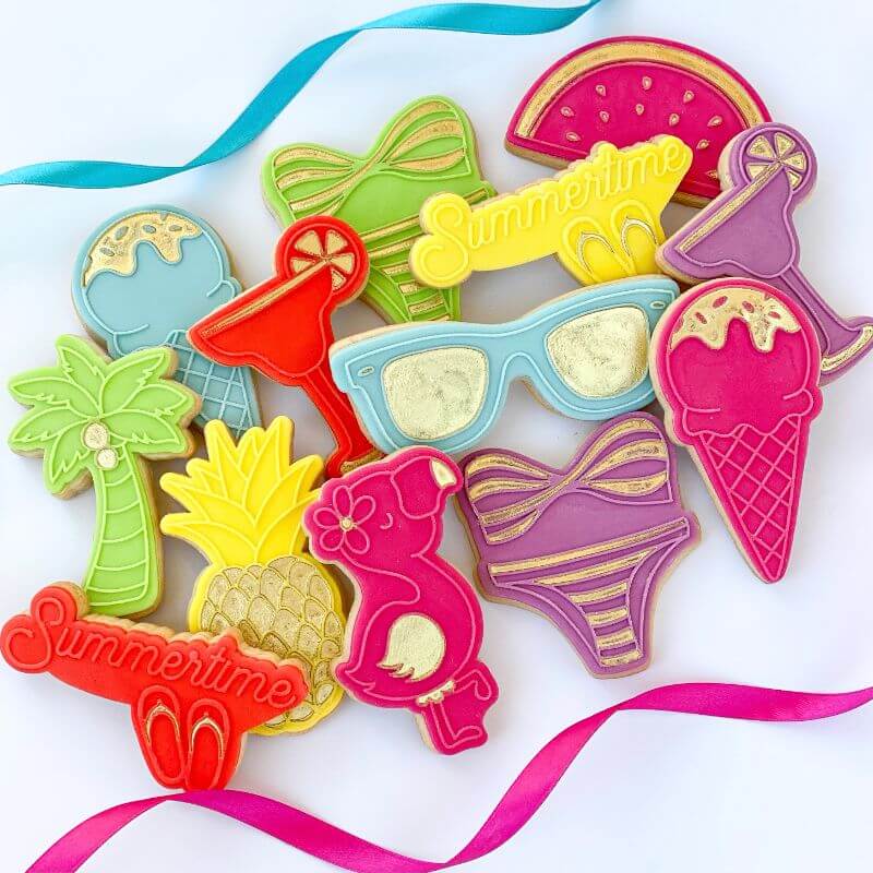 Palm Tree Summer Cookie Cutter and Embosser