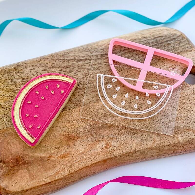 Watermelon Summer Cookie Cutter and Embosser