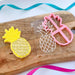 Pineapple Summer Cookie Cutter and Embosser