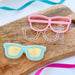 Sunglasses Summer Cookie Cutter and Embosser