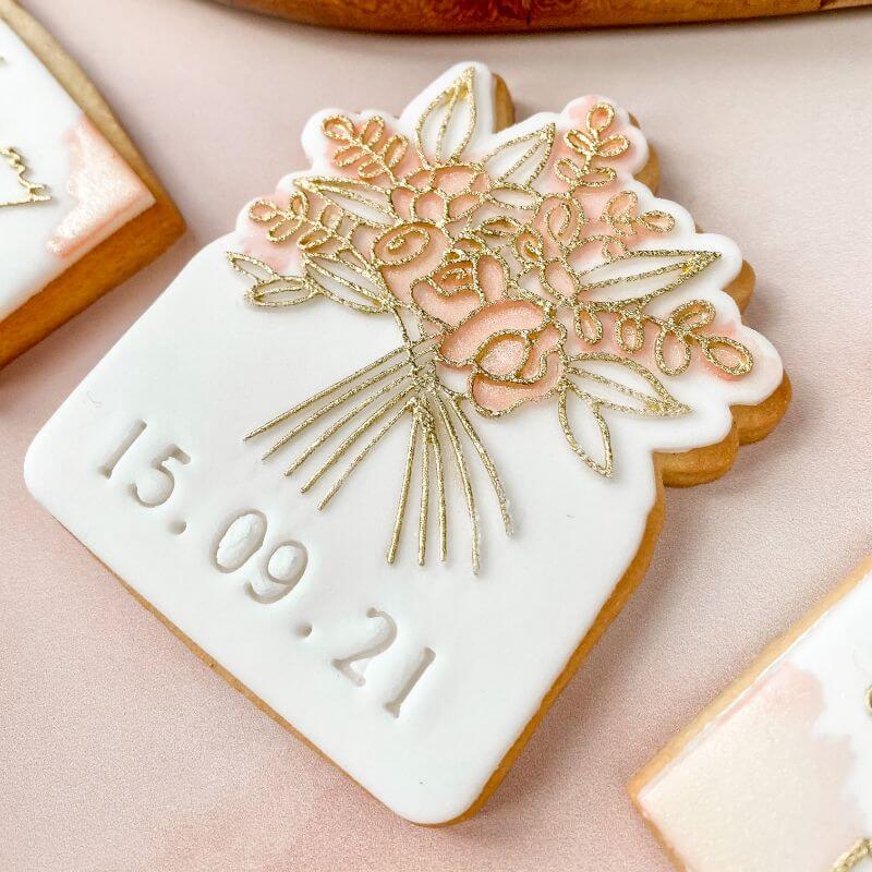 Soho Cookies Bridal Bouquet Bridal Party Cookie Cutter