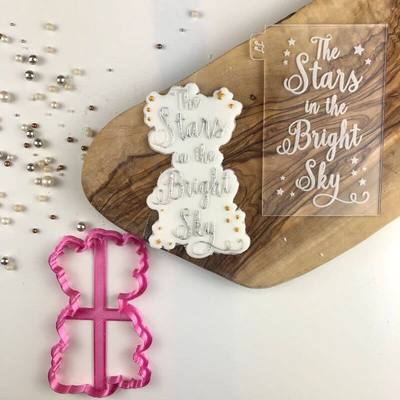 The Stars in the Bright Sky Christmas Cookie Cutter and Embosser