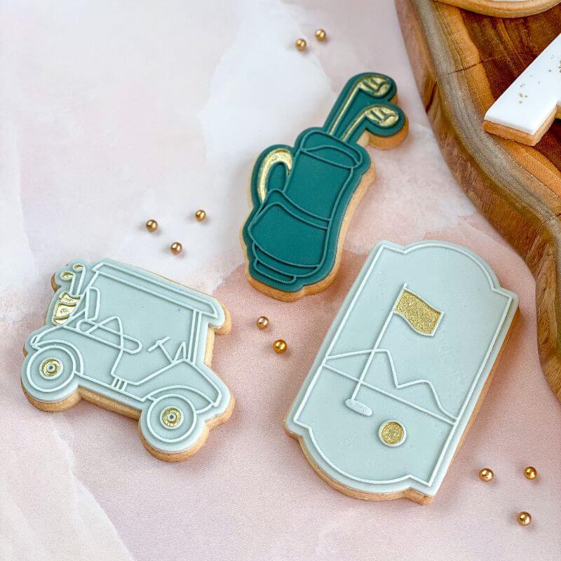 Golf Cart Father's Day Cookie Cutter