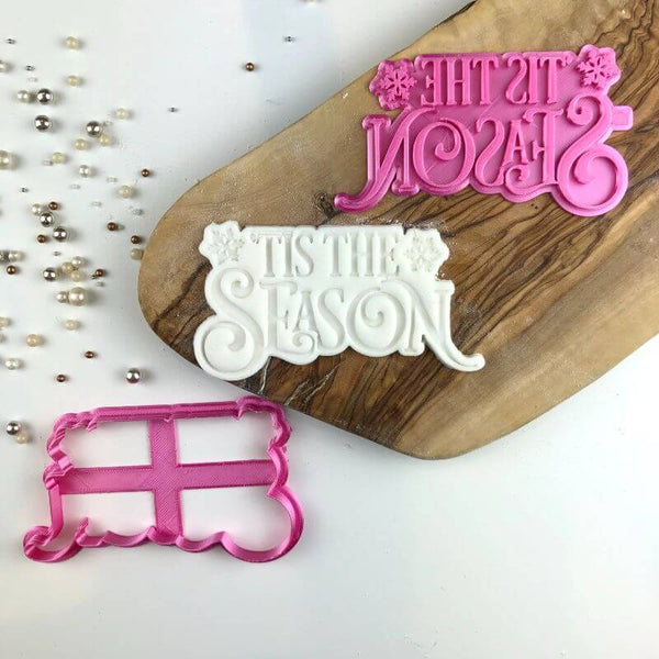 'Tis The Season Christmas Cookie Cutter and Stamp