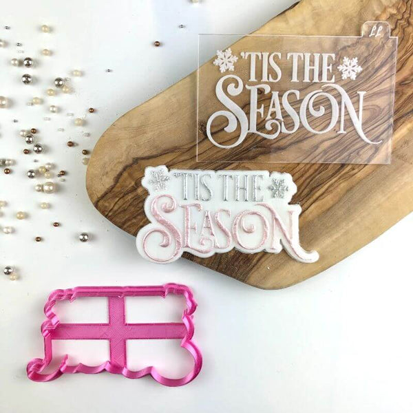 'Tis The Season Christmas Cookie Cutter and Embosser