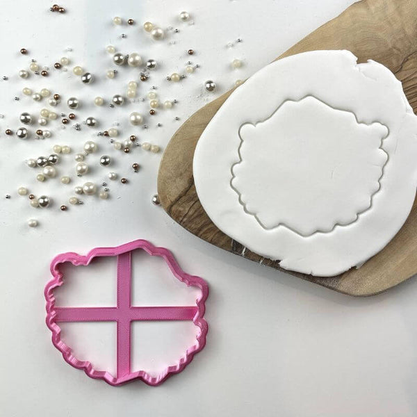 Together Forever Floral Hexagon Valentine's Cookie Cutter