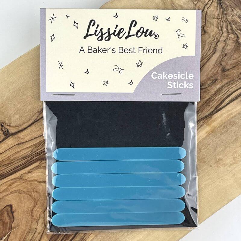 Turquoise Acrylic Cakesicle Lollipop Sticks