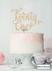 Twenty First Swirly Font 21st Birthday Cake Topper Premium 3mm Acrylic