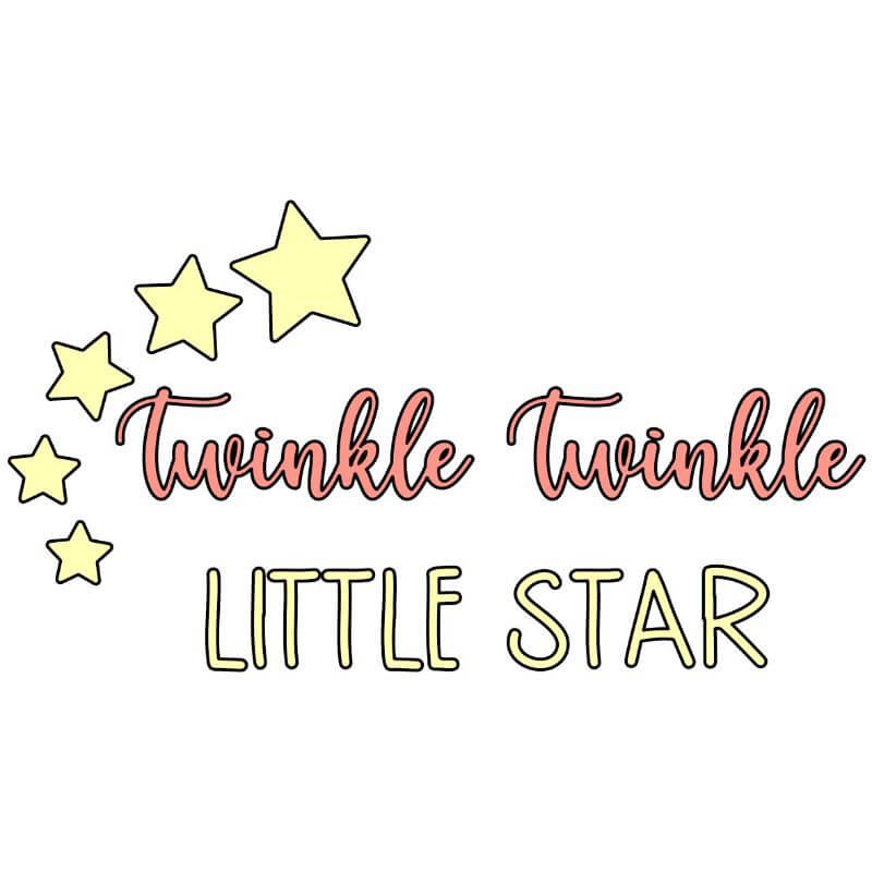 Twinkle Twinkle Little Star Baby Shower Cookie Cutter