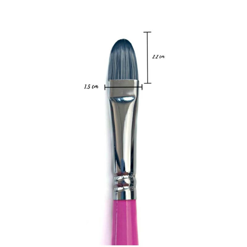 LissieLou Filbert Paint Brush Size 10