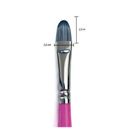 LissieLou Filbert Paint Brush Size 10