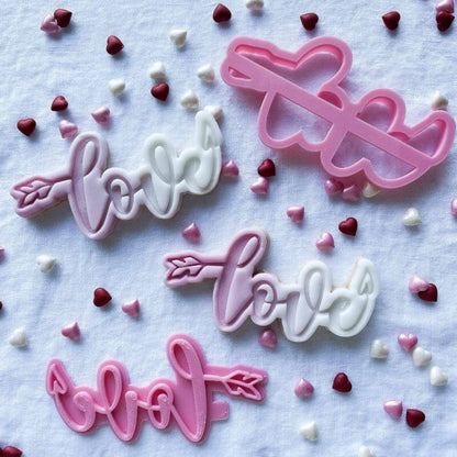 Valentine's Day Cookie Stamp and Cutter