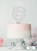 Baby Shower Wreath Cake Topper Premium 3mm Acrylic Grey
