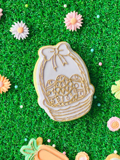 Easter Eggs Basket Cookie Cutter