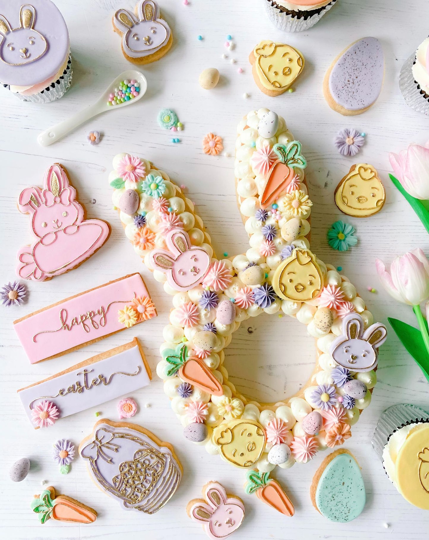 Easter in Verity Font Cookie Cutter and Embosser