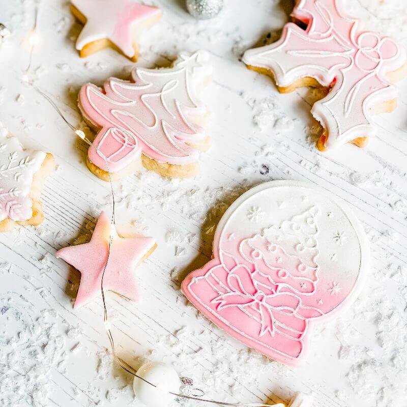 Snow Globe Christmas Cookie Cutter and Embosser