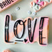 Love Capitals Wedding Cookie Cutter and Embosser