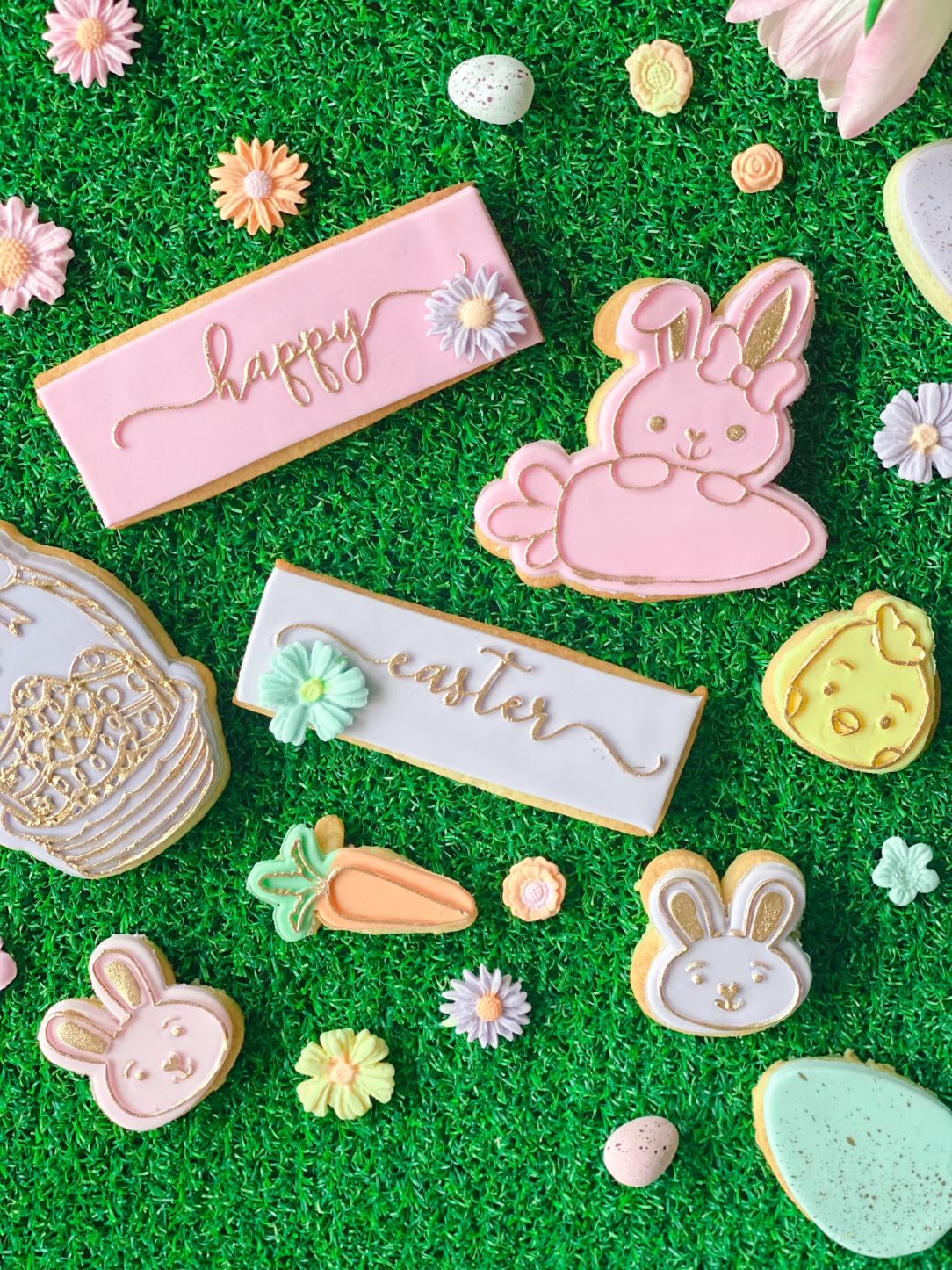 Happy in Verity Font Easter Cookie Cutter and Embosser