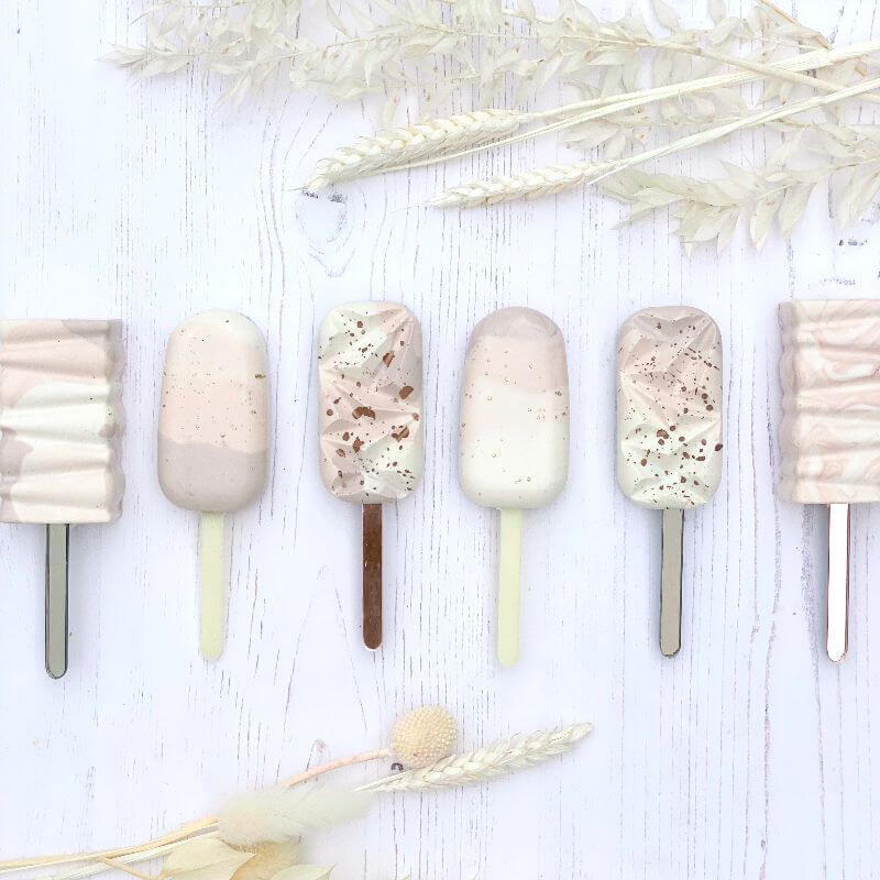 Nude Tones Acrylic Cakesicle Sticks