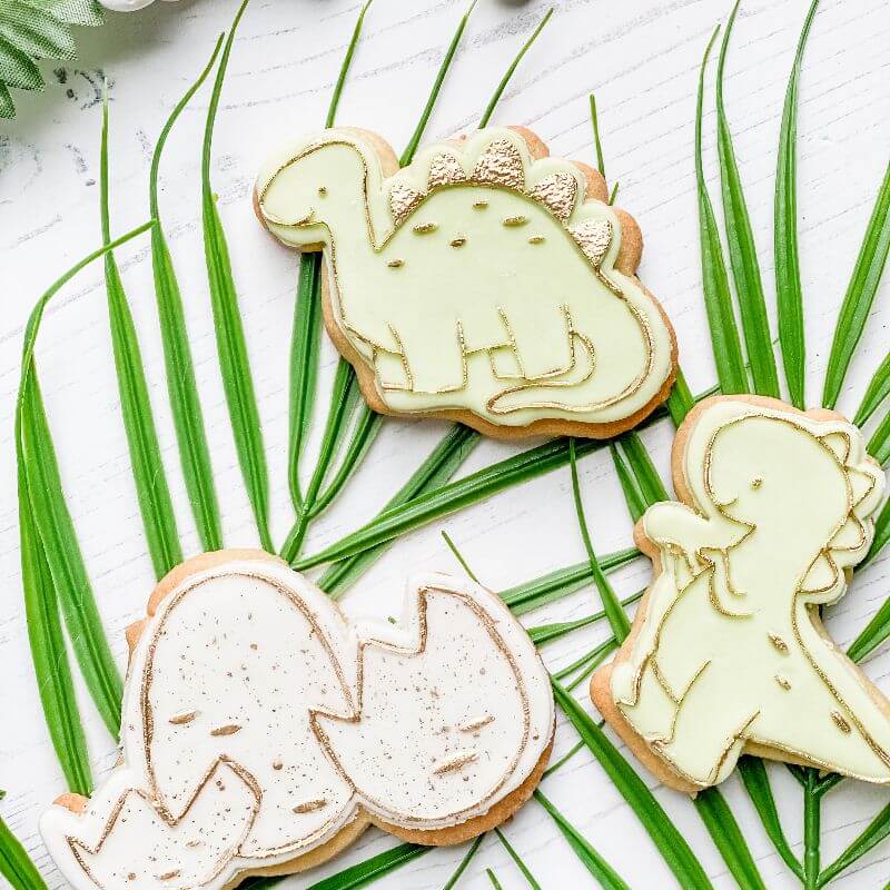 Hatching Dinosaur Eggs Cookie Cutter and Embosser