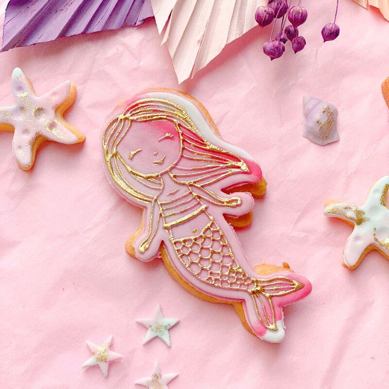 Cute Mermaid Under The Sea Cookie Cutter