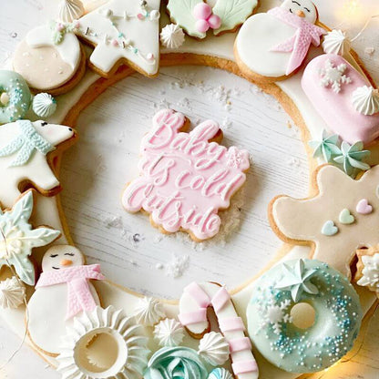Baby It's Cold Outside Christmas Cookie Cutter and Embosser