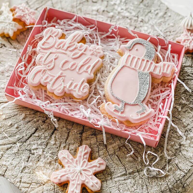 Christmas Penguin Cookie Cutter and Embosser