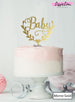 Baby Semi-Wreath Baby Shower Cake Topper Premium 3mm Acrylic Mirror Gold