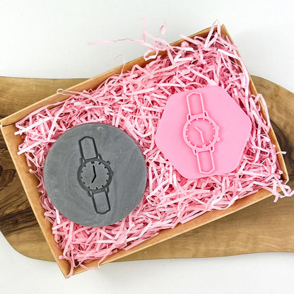 Mini Watch Father's Day Cookie Stamp